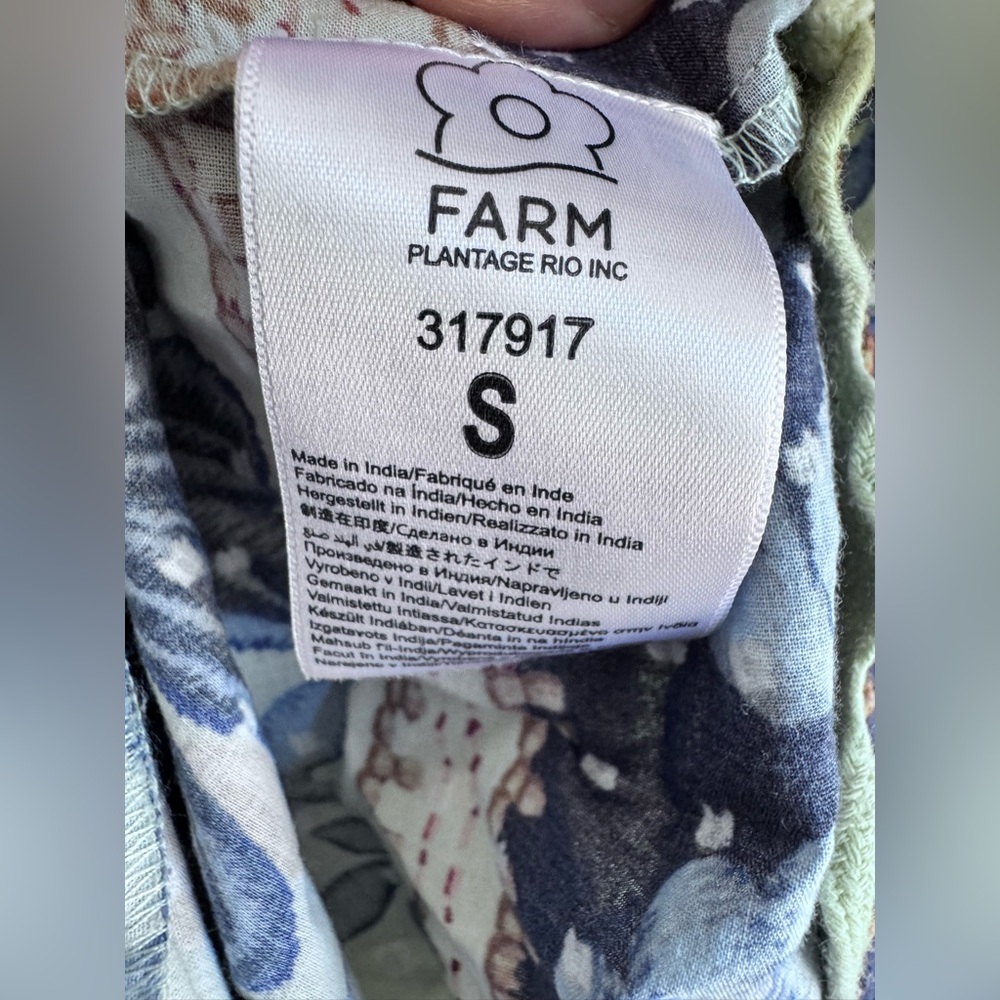 New FARM Rio Ocean Tapestry Maxi Dress Sz: Small $325 - Picture 10 of 10